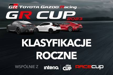 Klasyfikacje roczne TOYOTA GR CUP 2023